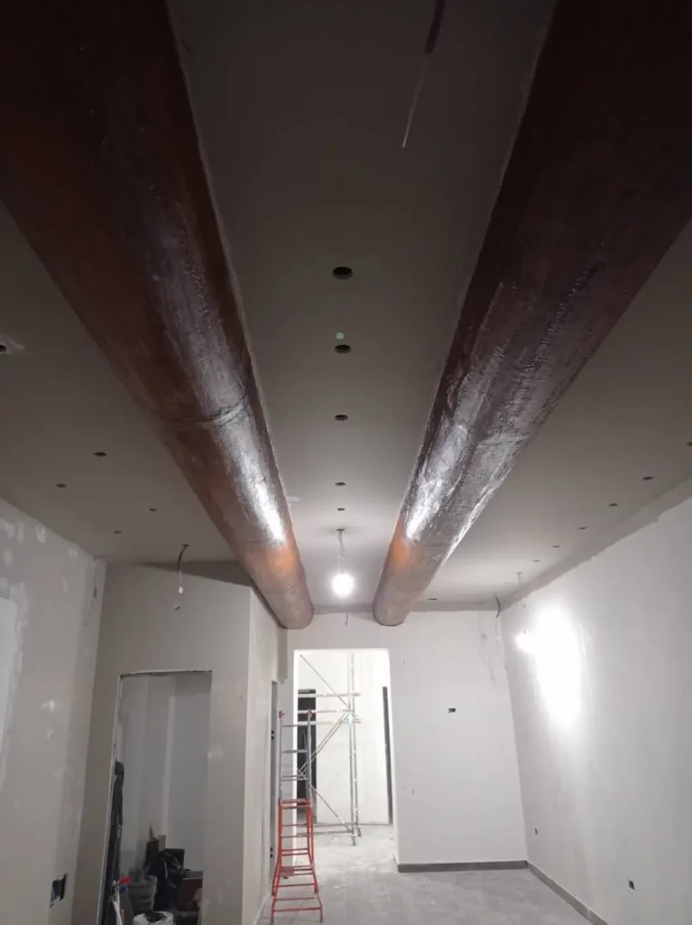 Condotta di ventilazione bar in finto legno
