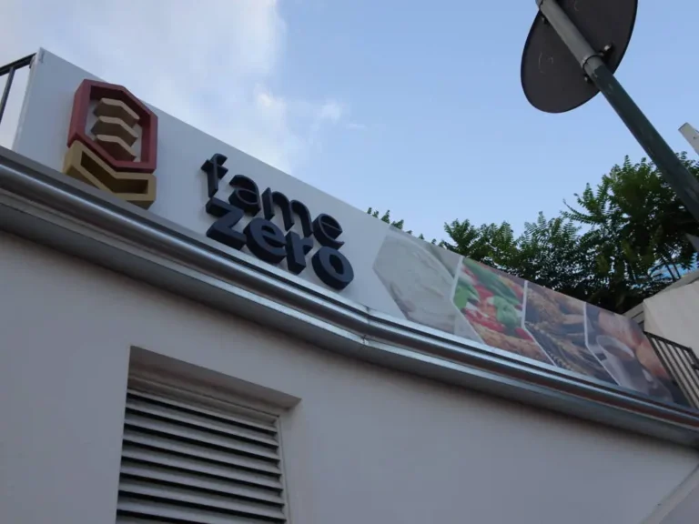 Fame zero, dibond scatolato logo e letering 3D in polistirolo (3) (ilpolistirolo)