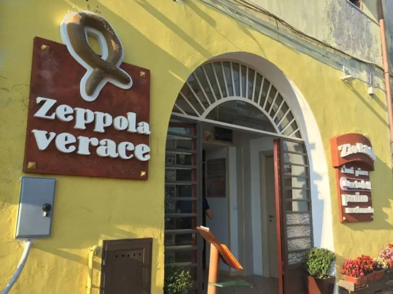 Insegna zeppoleria effetto corten (3) (ilpolistirolo)