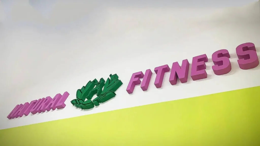 Logo 3D e lettering palestra