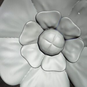 Decoro floreale restauro riproduzione 3D