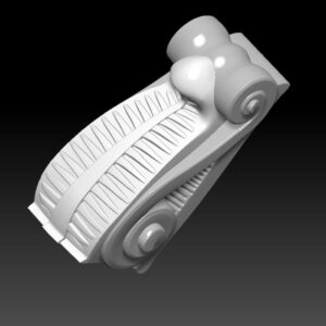 Reggi mensola restauro riproduzione 3D