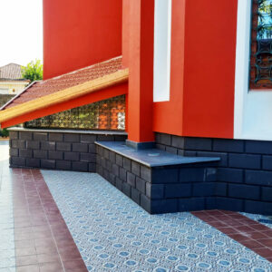 Rivestimento effetto mattoni 3D