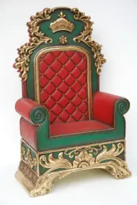 Trono natale, trono elfi, trono babbo natale