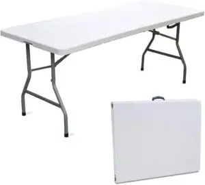 Tavolo pieghevole bianco