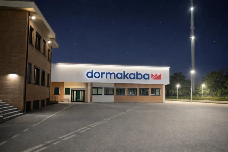 Maxi insegna mega insegna dormakaba bologna insegna in polistirolo insegna 3D