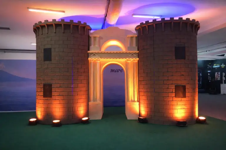 Stand fieristico comune di Napoli